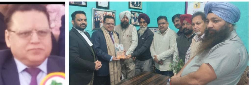 Punjab Police Special DGP Dr Naresh Arora received a grand welcome in Mahilpur